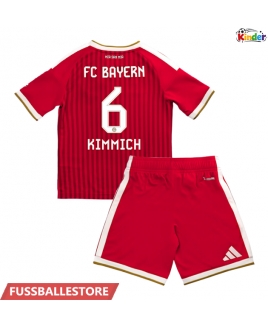 Günstige Bayern Munich Joshua Kimmich #6 Heimtrikotsatz Kinder 2026-27 Kurzarm (+ Kurze Hosen)
